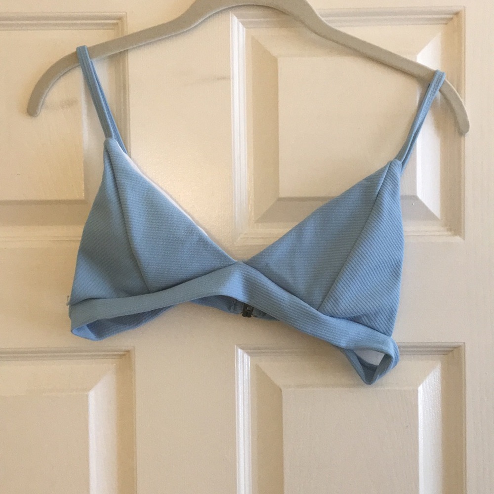 Blue Swimsuit Top
